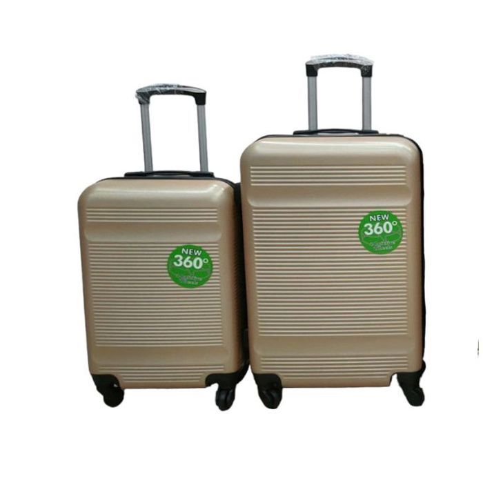 Valise Voyage - 20 kg / 10 kg - ABS + PC - Roues 360° - Cadre Renforcé - Or