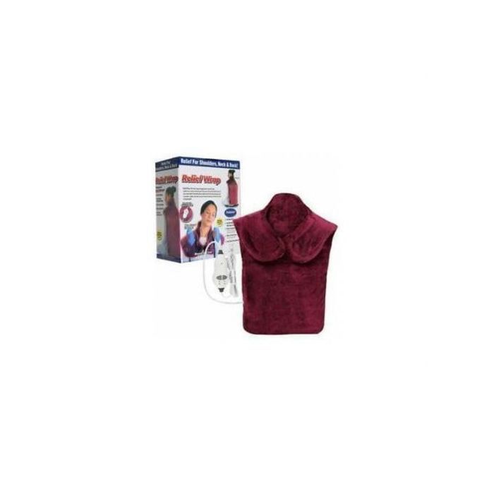 Coussin Chauffant Electrique - Massage - Cou, Épaule, Dos - Rouge