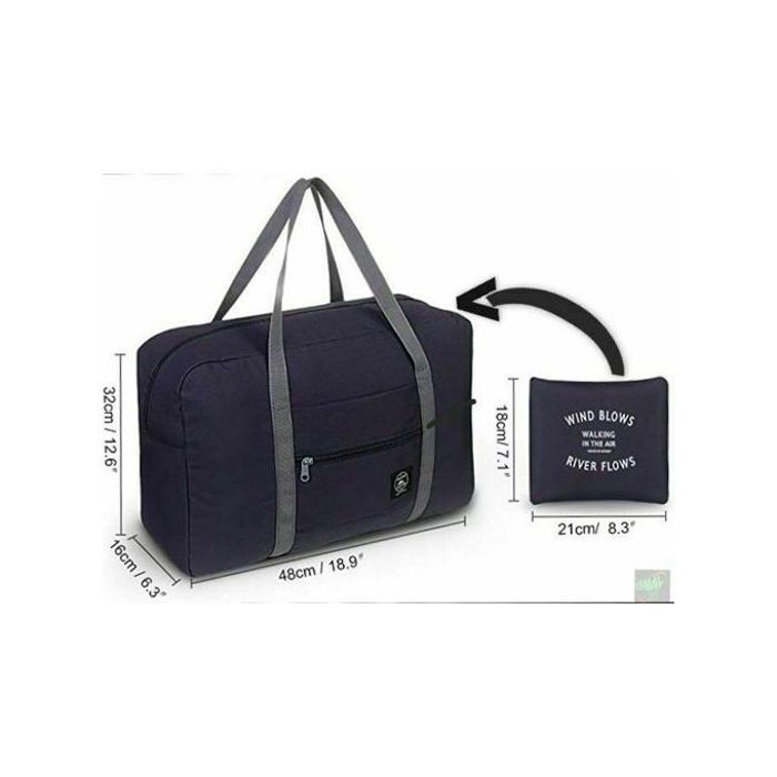 Sac de Voyage Pliable - Noir