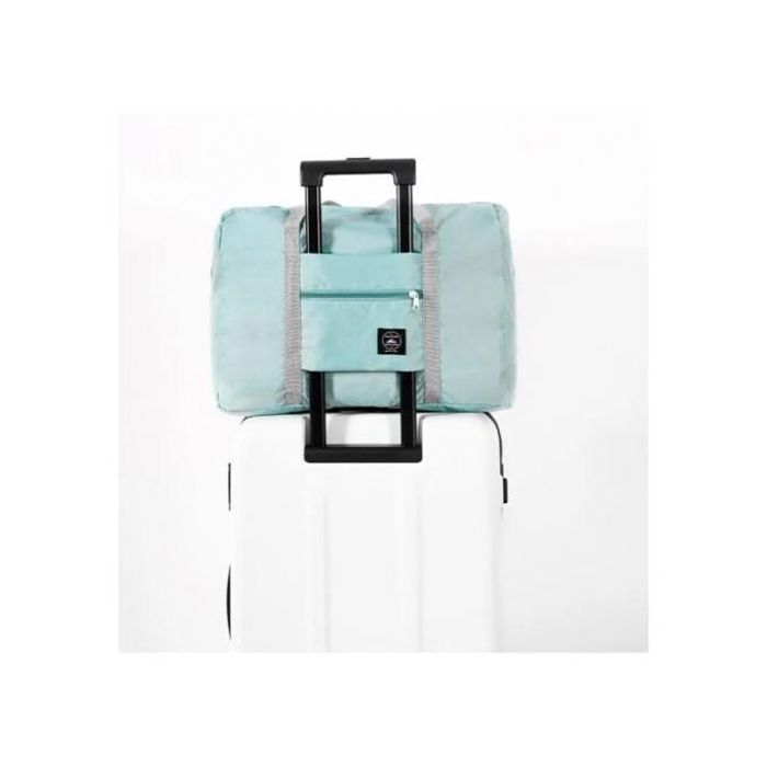 Sac de Voyage Pliable Bleu Marine, Tissu Imperméable