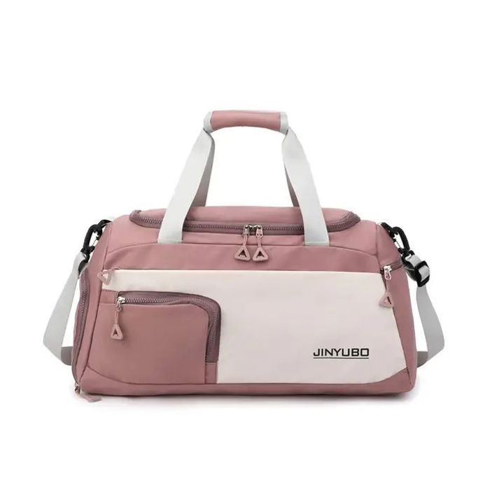 Sac de Voyage - Grande Capacité - Nylon - Imperméable - Avec Compartiment à Chaussures - Rose Gold