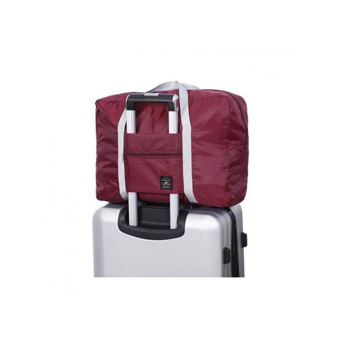 Sac de Voyage Pliable Grand Capacité Rouge - Nylon Imperméable - 2023