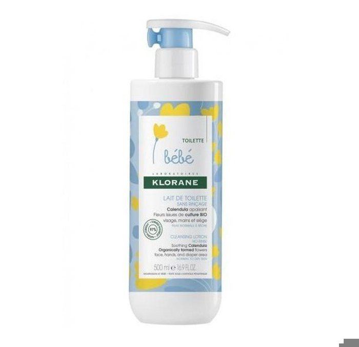 Klorane  Bebe Lait De Toilette Sans Rinçage 500ml