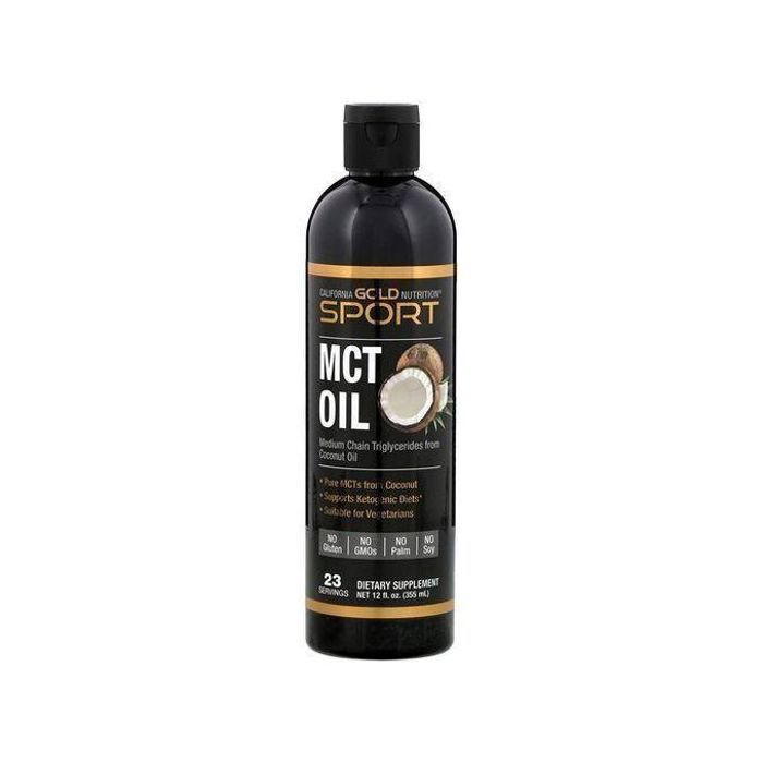 Huile MCT Biologique California Gold Nutrition - 355 ml - Triglycéride de Noix de Coco