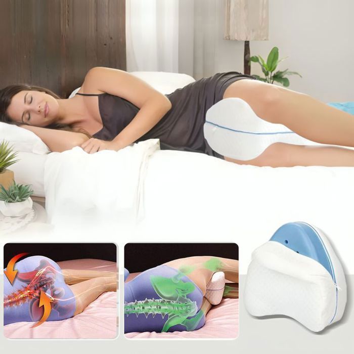 Coussin Orthopédique pour Jambes en Mousse à Mémoire de Forme – Confort et Soutien Optimaux