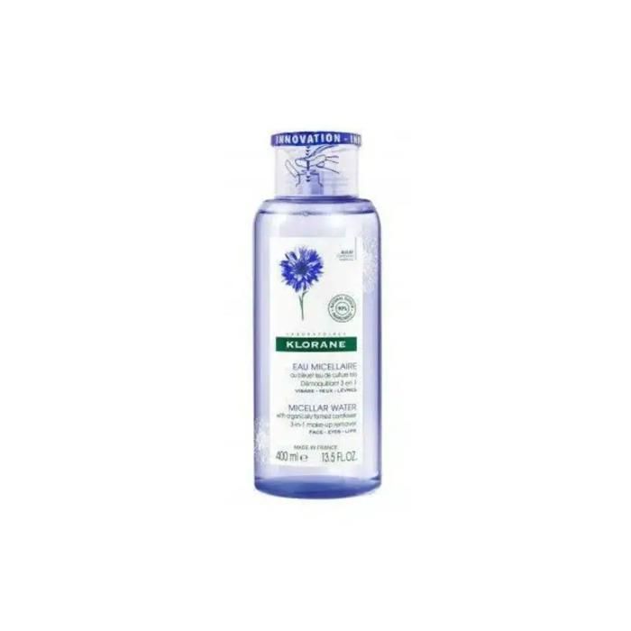 KLORANE EAU DEMAQUILLANTE APAISANTE AU BLEUET 400ML