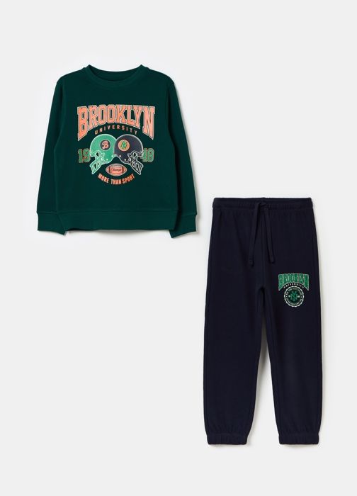 Ensemble de jogging en molleton avec imprimé