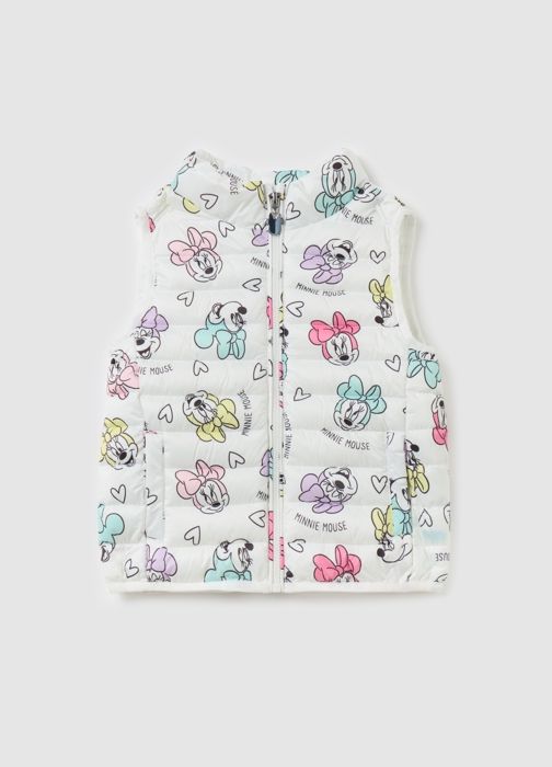 Gilet matelassé avec imprimé Minnie Mouse