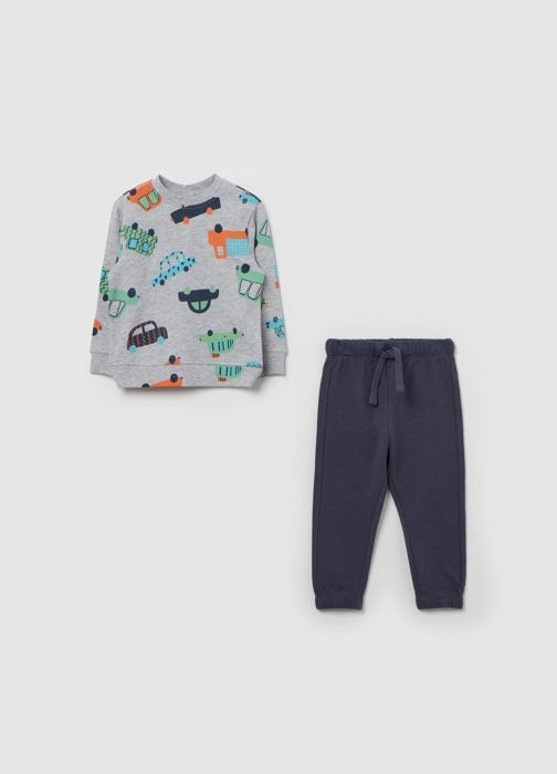 Ensemble de jogging en molleton avec imprimé