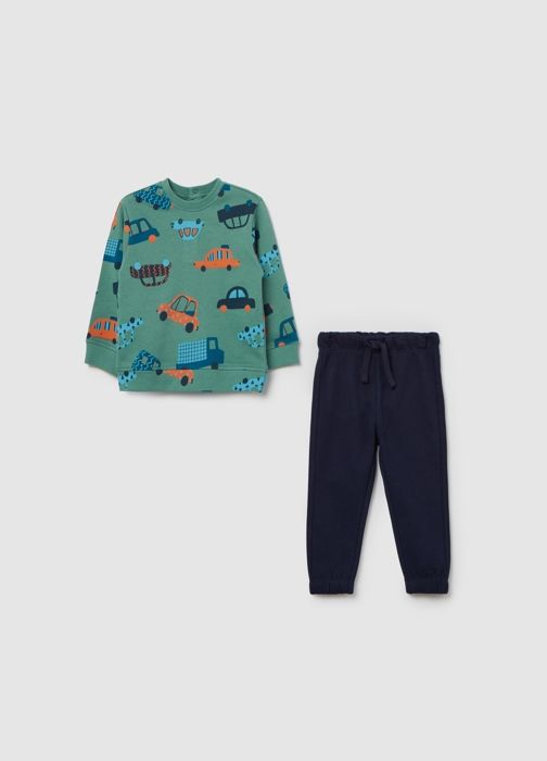 Ensemble de jogging en molleton avec imprimé