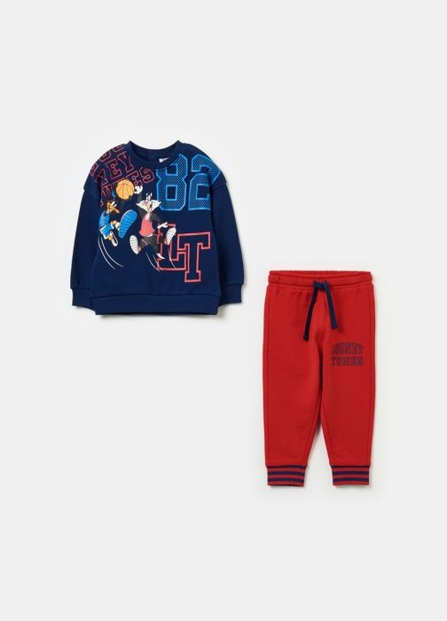 Ensemble jogging avec imprimé Daffy Duck et Sylvester le chat