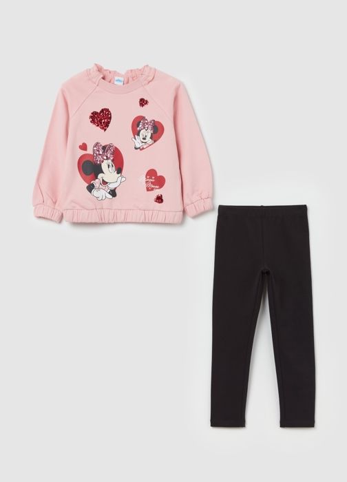 Ensemble jogging à sequins et imprimé Minnie Mouse