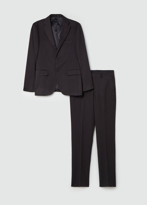 Robe coupe slim à fines rayures