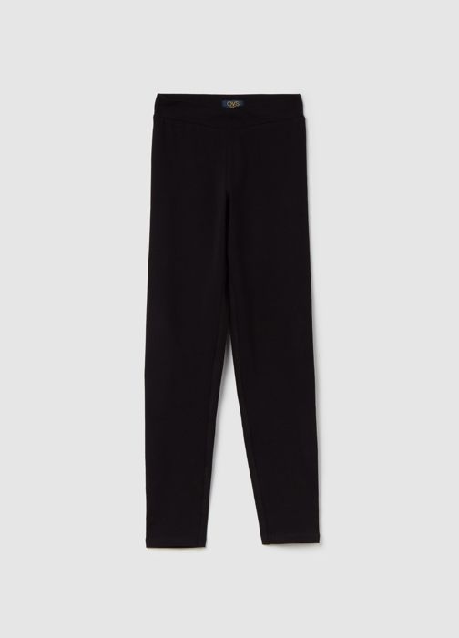Legging court en coton extensible