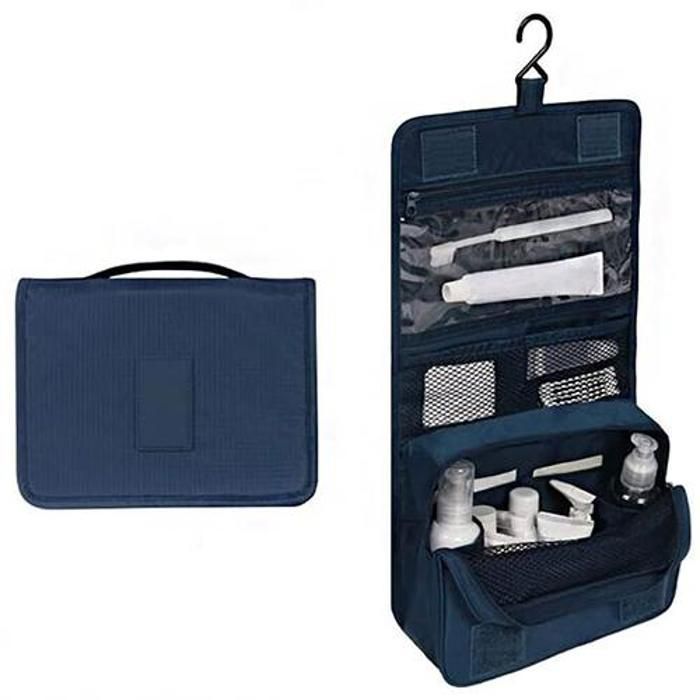 Trousse de Toilette Pour Rangement en Motif Bleu Marine