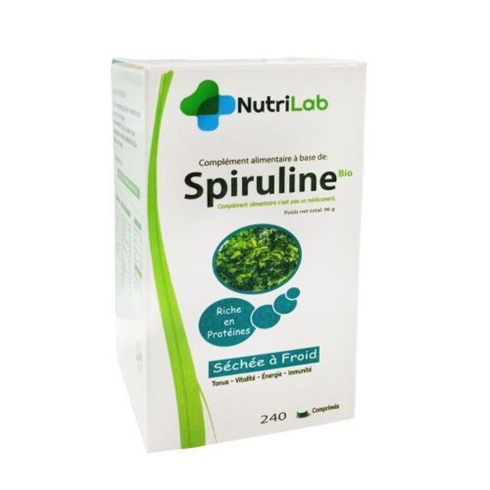 Spiruline Bio Séchée à Froid - 240 Comprimés