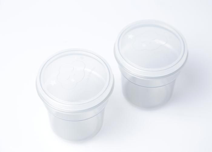 POT DE CONSERVATION X2 ET CUILLERE BEBE