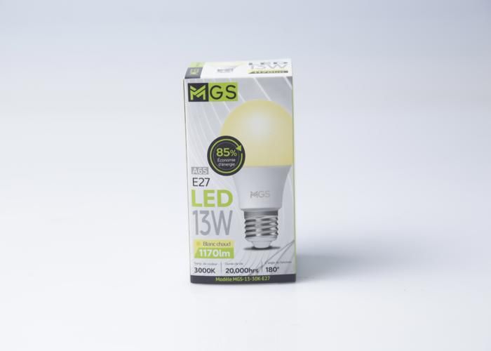 AMPOULE LED TP-13 JAUNE -13W E27 MGS
