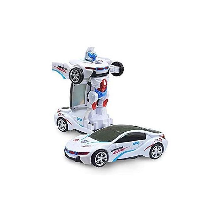 Voiture à Robot Transformable 2 en 1 - Lumières et Sons
