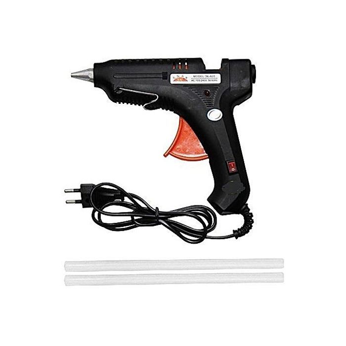 Pistolet à colle professionnelle fX tools GLUEGUN 100W - Pour réparations, bricolage et travaux manuels - Inclus 2 bâtons de colle