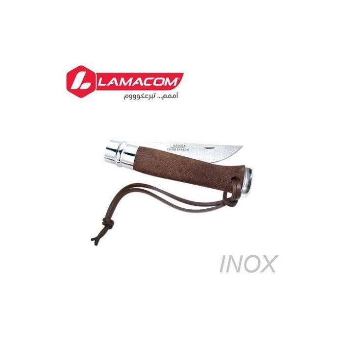 Couteau pliant - LAMACOM - Petit modèle - Inox - Multiusage - Résistant à la corrosion