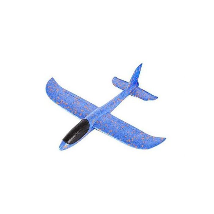Avion Planeur à Construire Soi-même - Polystyrène Bleu