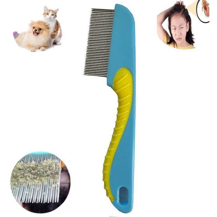 Peigne Anti-Poux en Acier Inoxydable - Pour Cheveux d'Enfants
