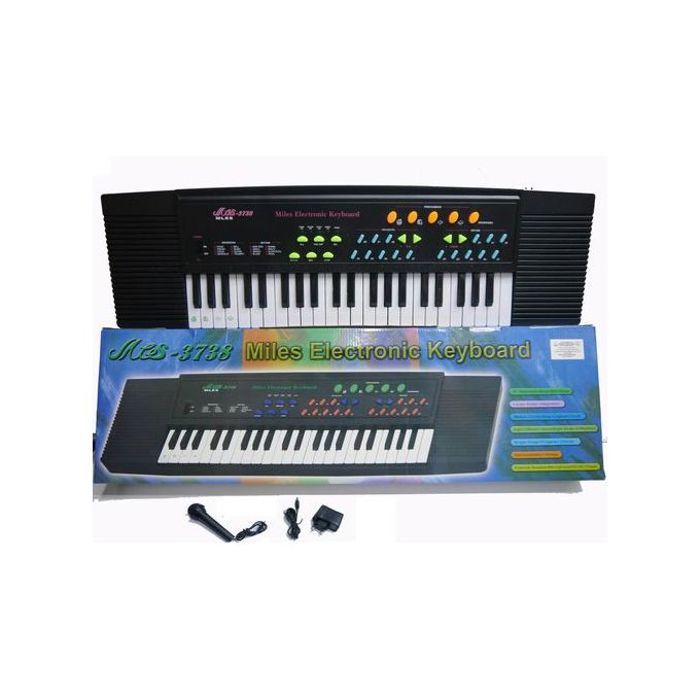 Piano Electronique 44 Touches - Micro - Alimentation Electrique & Piles