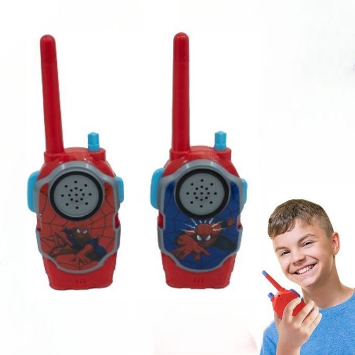 Talkie-walkie Spider-Man - Jeux interactifs pour enfants - Design coloré et amusant