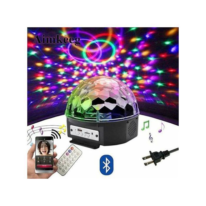 Projecteur Laser LED RGB 6 Couleurs - Mini - MP3