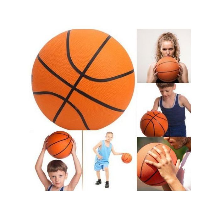 Grand ballon de basket-ball gonflable - Taille 7 - Durable - Avec aiguille de gonflage
