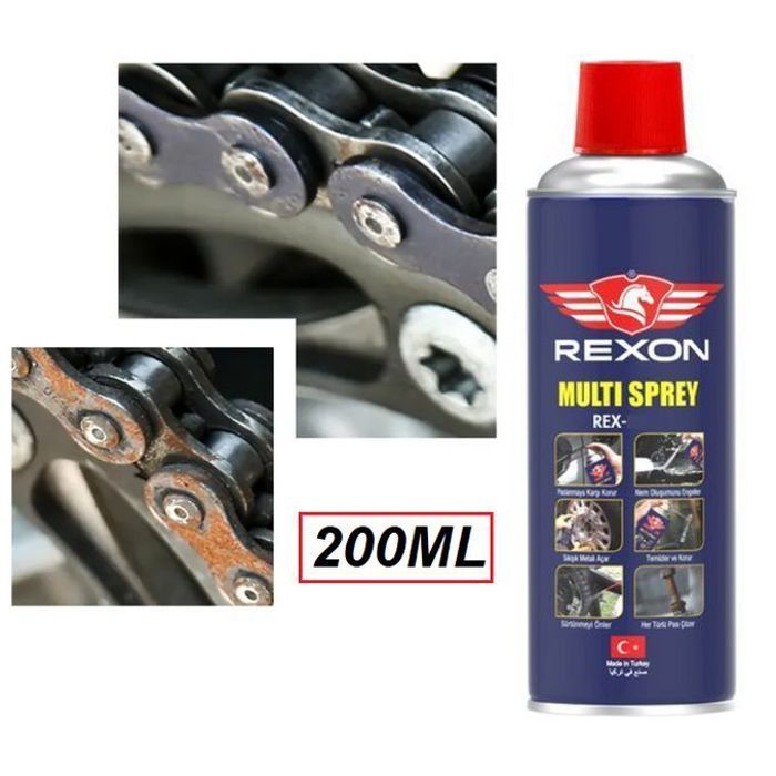 Spray Lubrifiant Multi-usages Antirouille Rexon - 200 ml