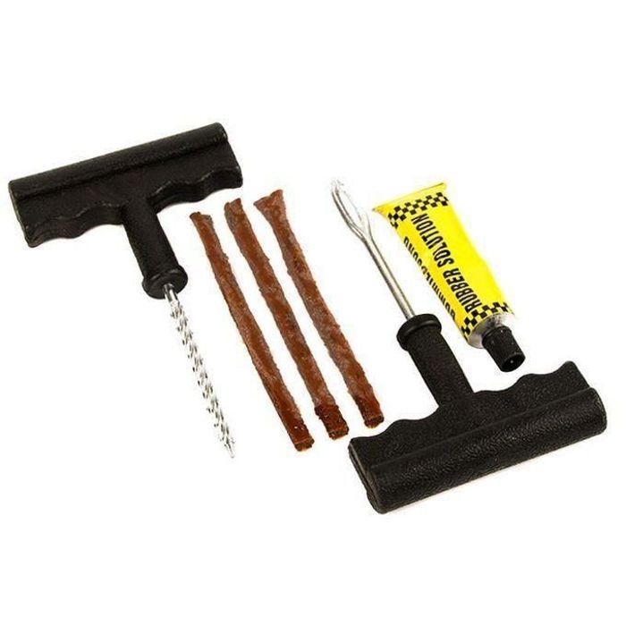 Kit de Réparation de Pneu de Voiture - Tubeless