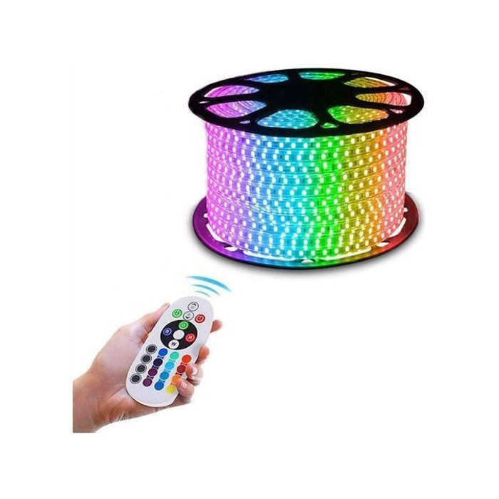 Bande Lumineuse LED RGB - 15m Flexible et Étanche