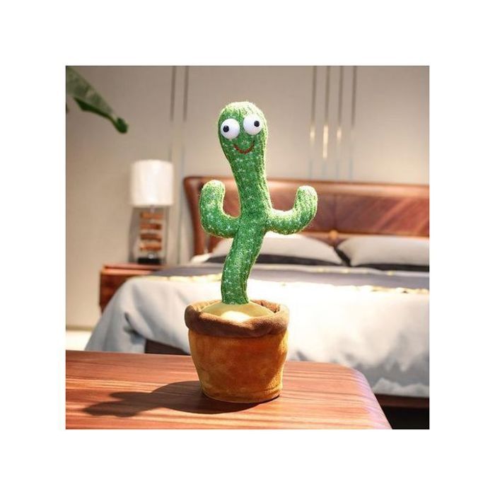 Cactus Dansant - Jouet Interactif en Peluche avec 120 Chansons et Fonction Vocal