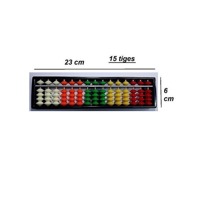 Abacus Soroban - Multicolore - 17 Colonnes