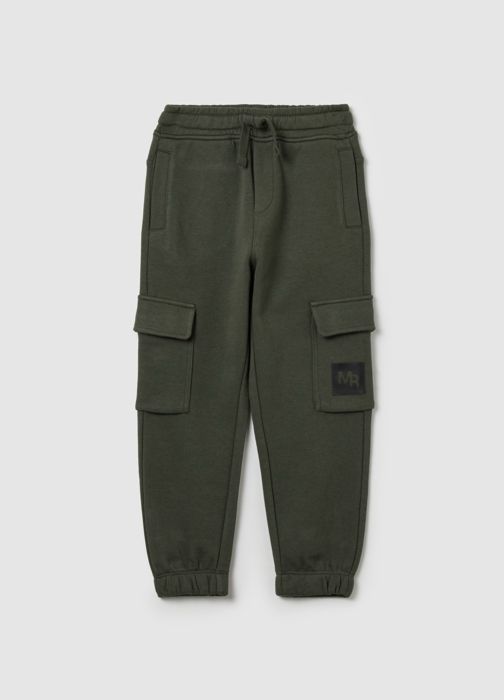 Pantalon de jogging cargo en molleton avec cordon de serrage