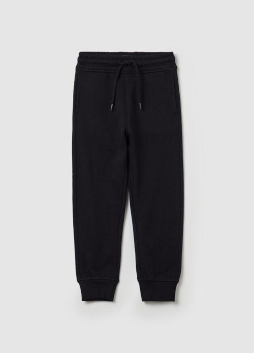 Pantalon de jogging en coton biologique avec cordon de serrage