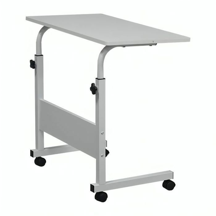 Bureau d'ordinateur réglable en Hauteur avec Fente pour Tablette PC pour téléphone Portable  + ÉCOUTEURS FILAIRES OFFERTS