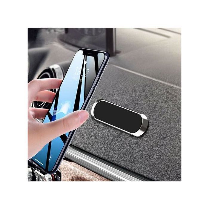 Support de téléphone multifonctionnel pour voiture, bureau et maison, mini support à bande magnétique