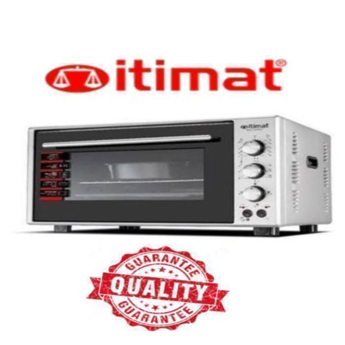 Four électrique 40L Toutes options: Ventilateur Turbo + Lampe + Double vitrage + Minuteur