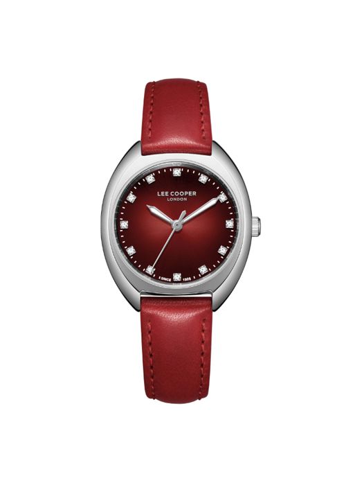 Montre - Lee Cooper - LC07988.388 - Cuir noir - Résistante à l'eau 3 ATM - 30 mm