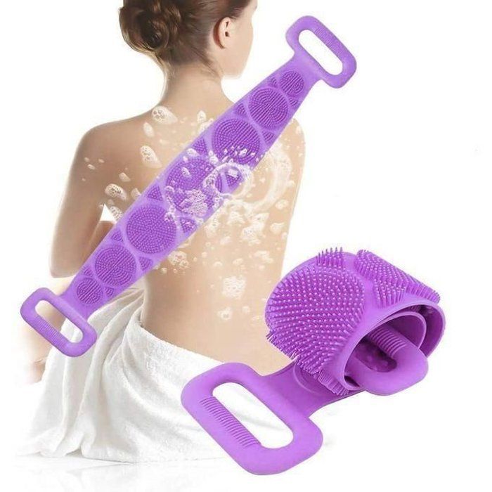 Generic Xim Brosse En Silicone Magique Pour le Bain Douche Serviette Dos Nettoyage