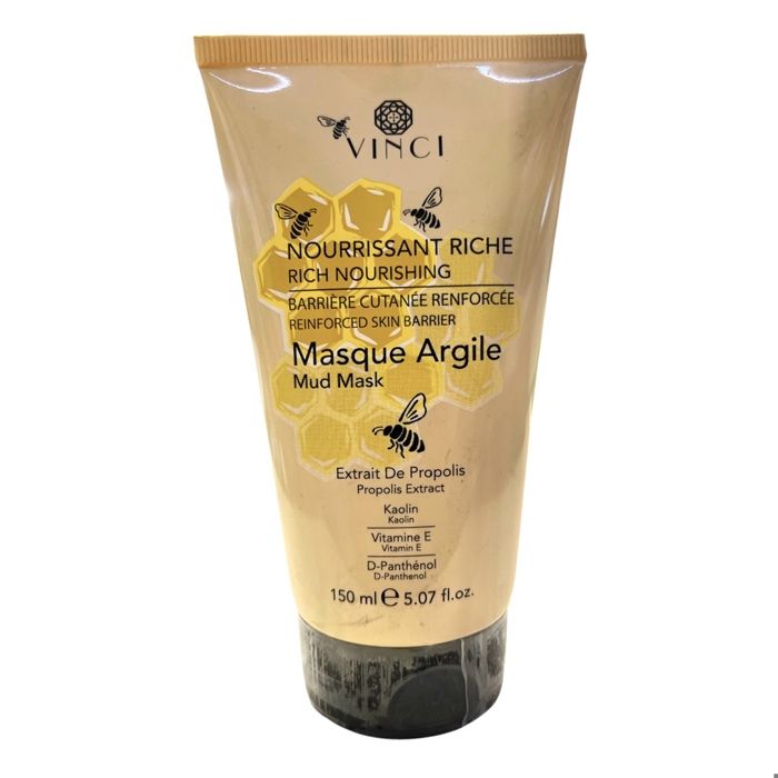 Vinci RICHE NOURRISSANTE BARRIÈRE CUTANÉE RENFORCÉE Masque Argile de boue Extrait De Propolis Kaolin Vitamine E D-Panthénol
