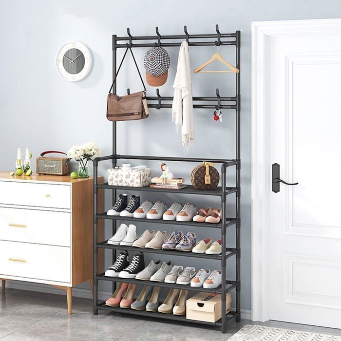 New Simple Floor Clothes Rack 5 Layer 80x29.5x172Cm