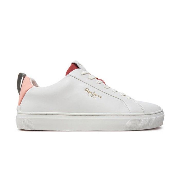 Baskets femme - Pepe Jeans - Camden Tex - Couleur spice - Lacets - Talon plat