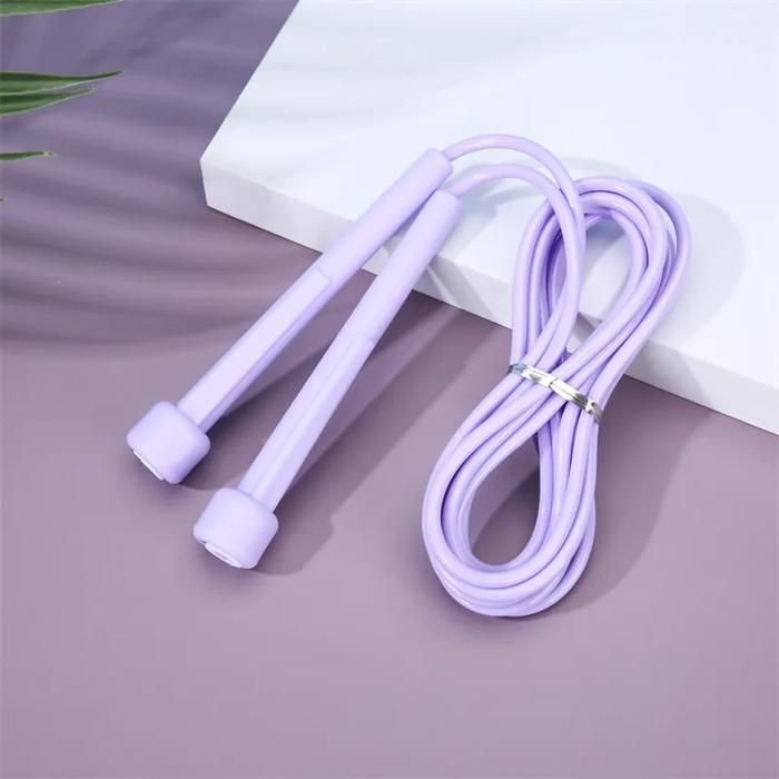 Corde à sauter violette simple-6039