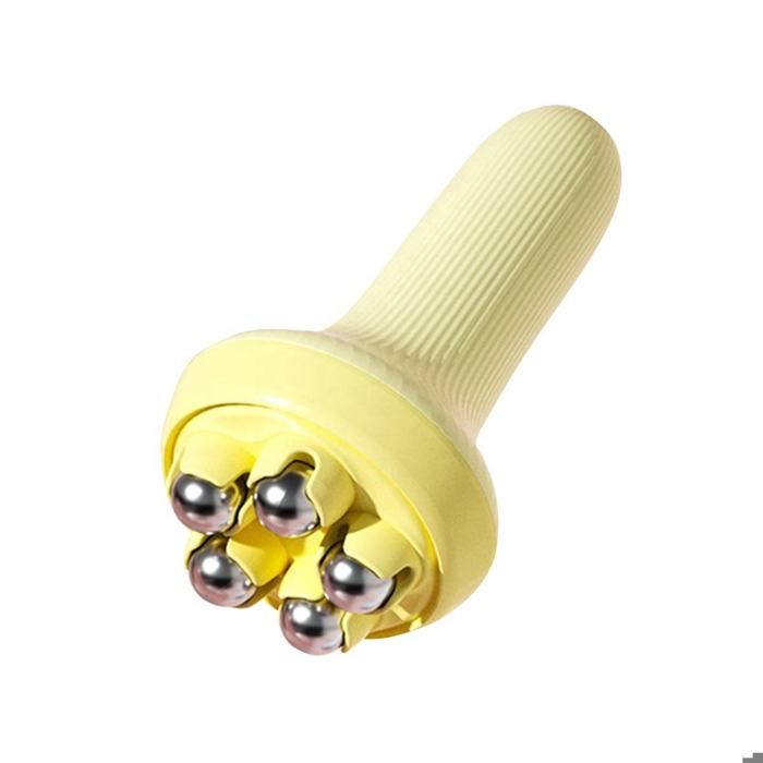 Masseur Magnétique Multifonctionnel,5 Boules Magnétiques jaune