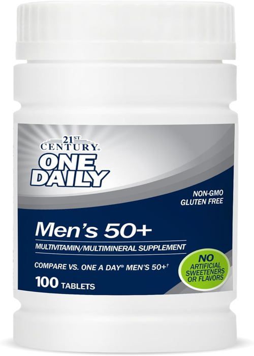 One Daily Hommes de 50 Ans et Plus Men's 50+ Multivitamines et Multiminéraux