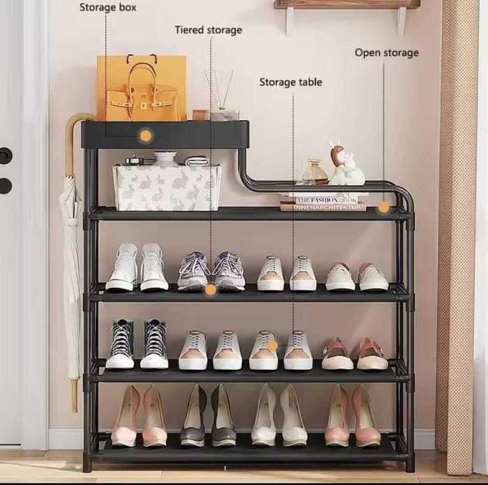 Etagères Meuble Entrée Avec Boite De Rangement Chaussures Rangement , 1 pcs